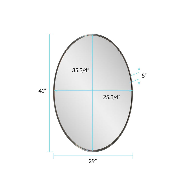 Howard Elliott Steele Oval Mirror