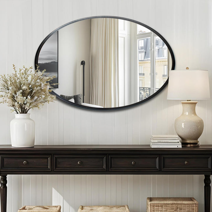 Howard Elliott Steele Oval Mirror