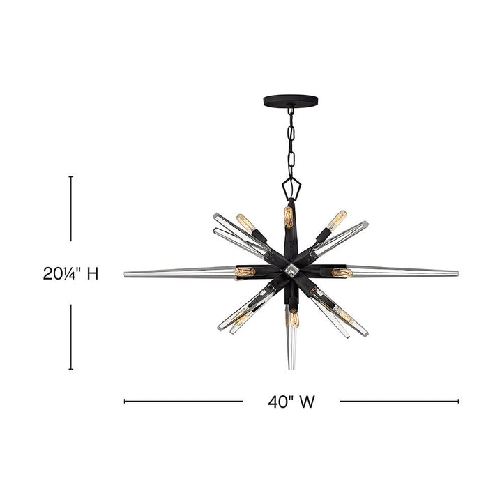 Fredrick Ramond Ariel Linear Chandelier