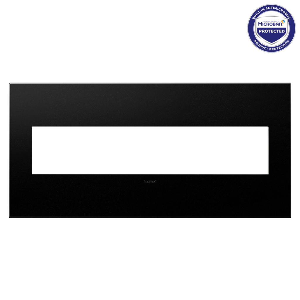 Legrand adorne Graphite 5-Gang wall plate