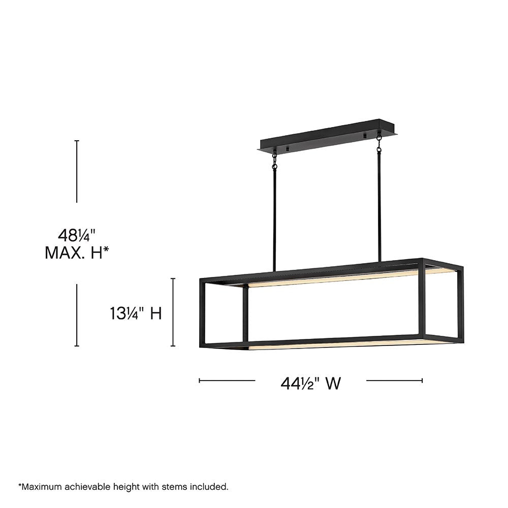 Fredrick Ramond Onyx Linear Chandelier