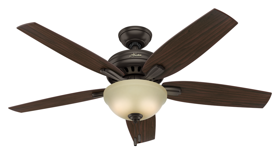 Hunter 52 inch Newsome Ceiling Fan with LED Light Kit and Pull Chain