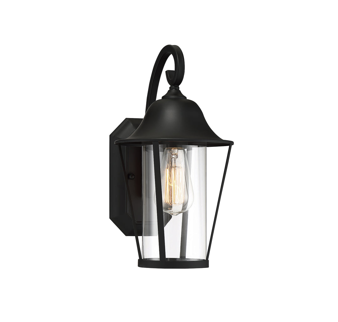 Savoy House 1-Light Outdoor Wall Lantern in Matte Black - Model M50023BK