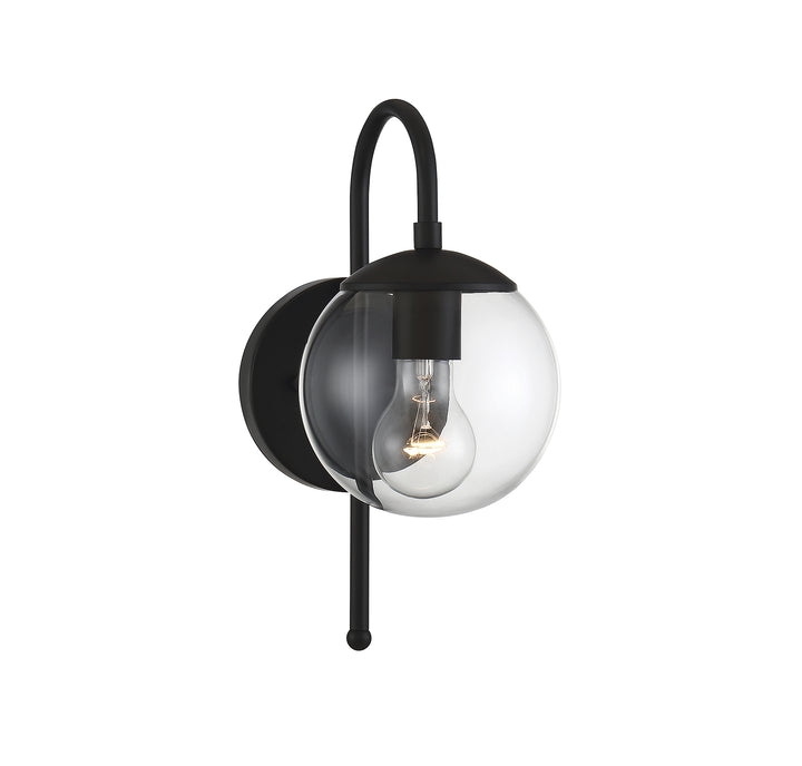 Savoy House 1-Light Outdoor Wall Lantern in Matte Black - Model M50030BK
