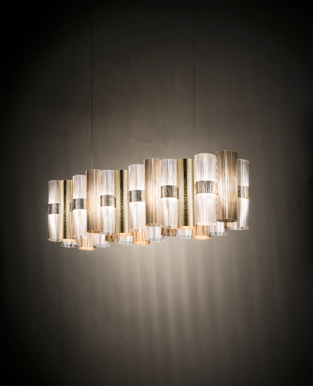 Slamp La Lollo Suspension Linear 100 - Gold