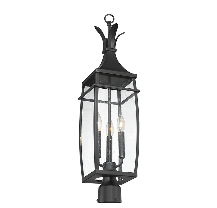 Savoy House Montpelier 3-Light Outdoor Post Lantern - Model 5-769-BK