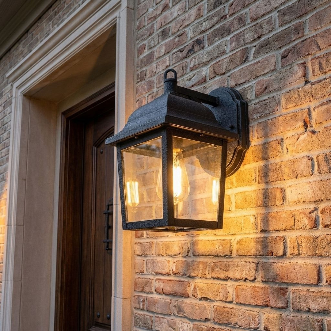 Savoy House Exterior Collections 1-Light Outdoor Wall Lantern in Rustic Bronze - Model 5-3045-72