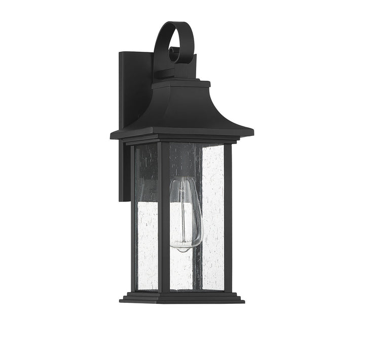 Savoy House Hancock Outdoor Wall Lantern in Matte Black