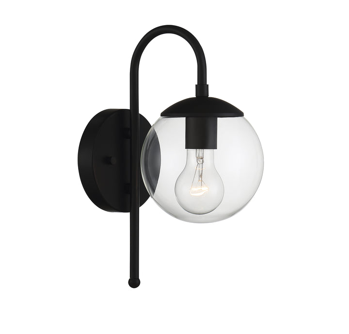 Savoy House 1-Light Outdoor Wall Lantern in Matte Black - Model M50030BK