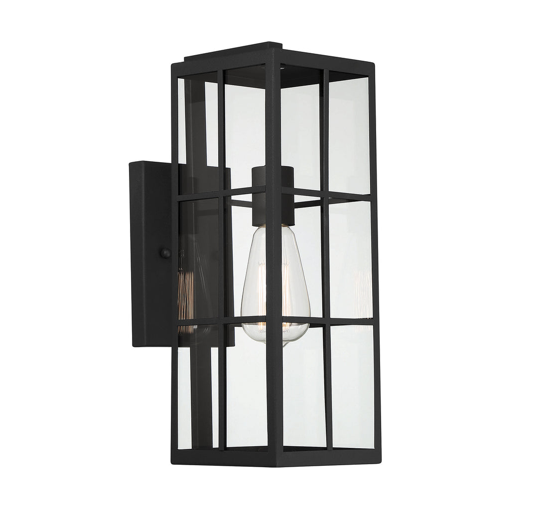 Savoy House Ericson Outdoor Wall Lantern in Matte Black - Model 5-1989-BK