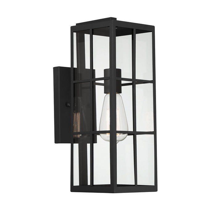 Savoy House Ericson Outdoor Wall Lantern in Matte Black - Model 5-1989-BK