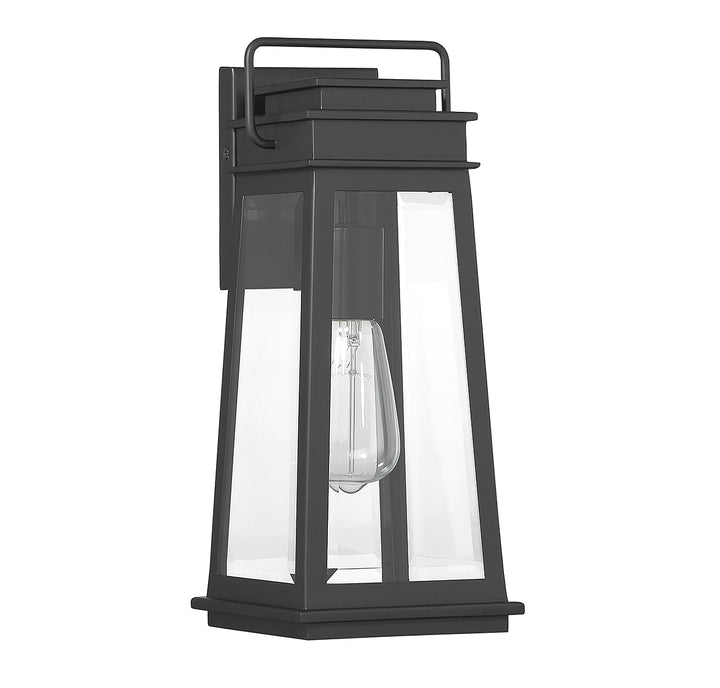 Savoy House Boone Outdoor Wall Lantern in Matte Black