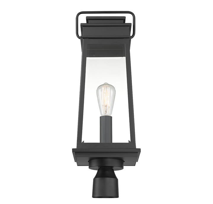 Savoy House Boone 1-Light Outdoor Post Lantern - Model 5-817-BK