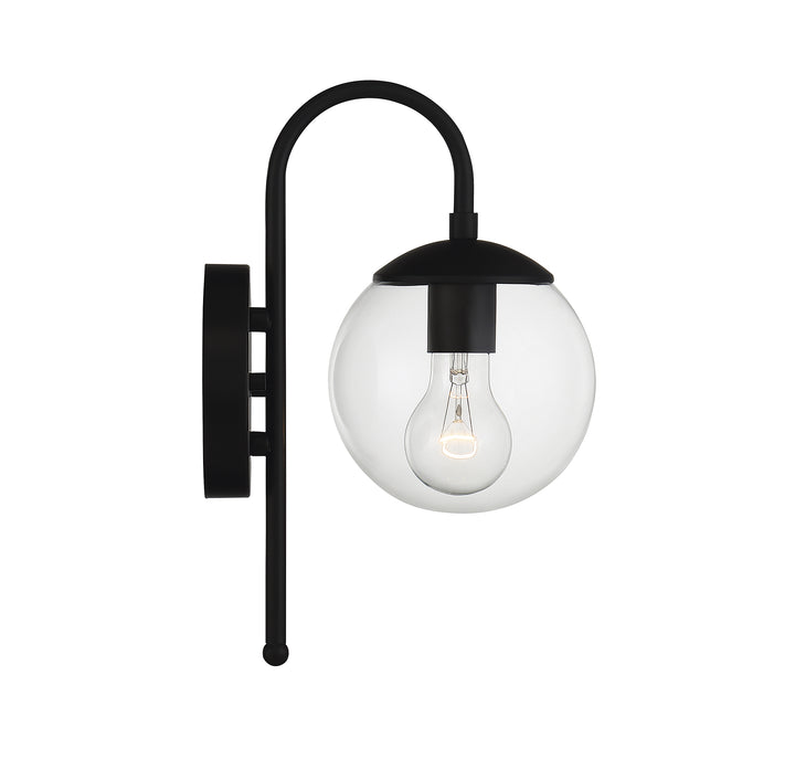 Savoy House 1-Light Outdoor Wall Lantern in Matte Black - Model M50030BK