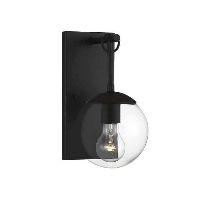 Savoy House 1-Light Outdoor Wall Lantern in Matte Black - Model M50029BK