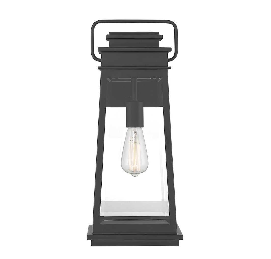 Savoy House Boone Outdoor Wall Lantern in Matte Black