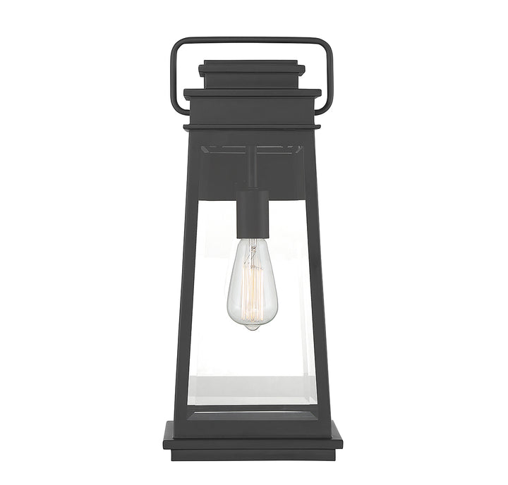 Savoy House Boone Outdoor Wall Lantern in Matte Black