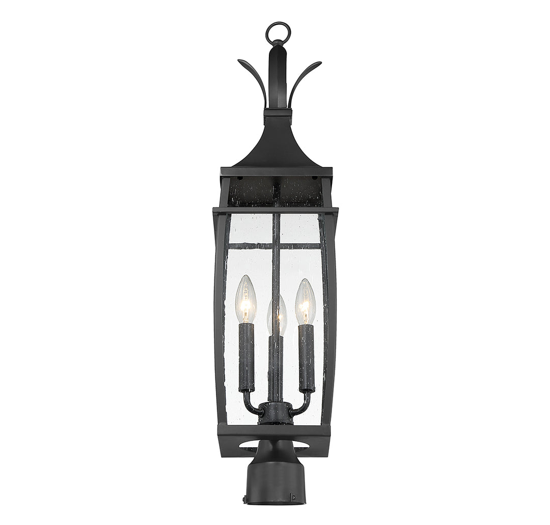 Savoy House Montpelier 3-Light Outdoor Post Lantern - Model 5-769-BK