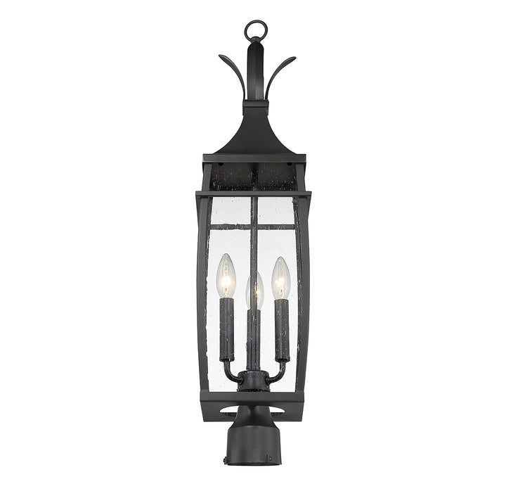 Savoy House Montpelier 3-Light Outdoor Post Lantern - Model 5-769-BK
