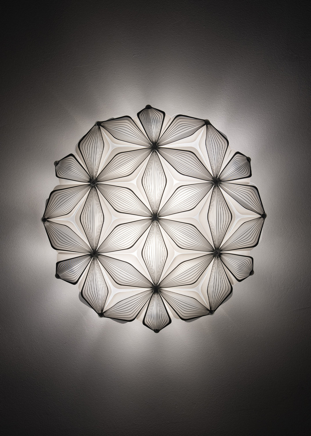 Slamp C'est La Vie Ceiling/Wall Medium - Black