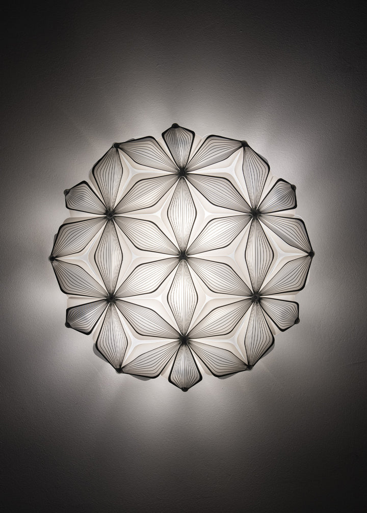Slamp C'est La Vie Ceiling/Wall Medium - Black