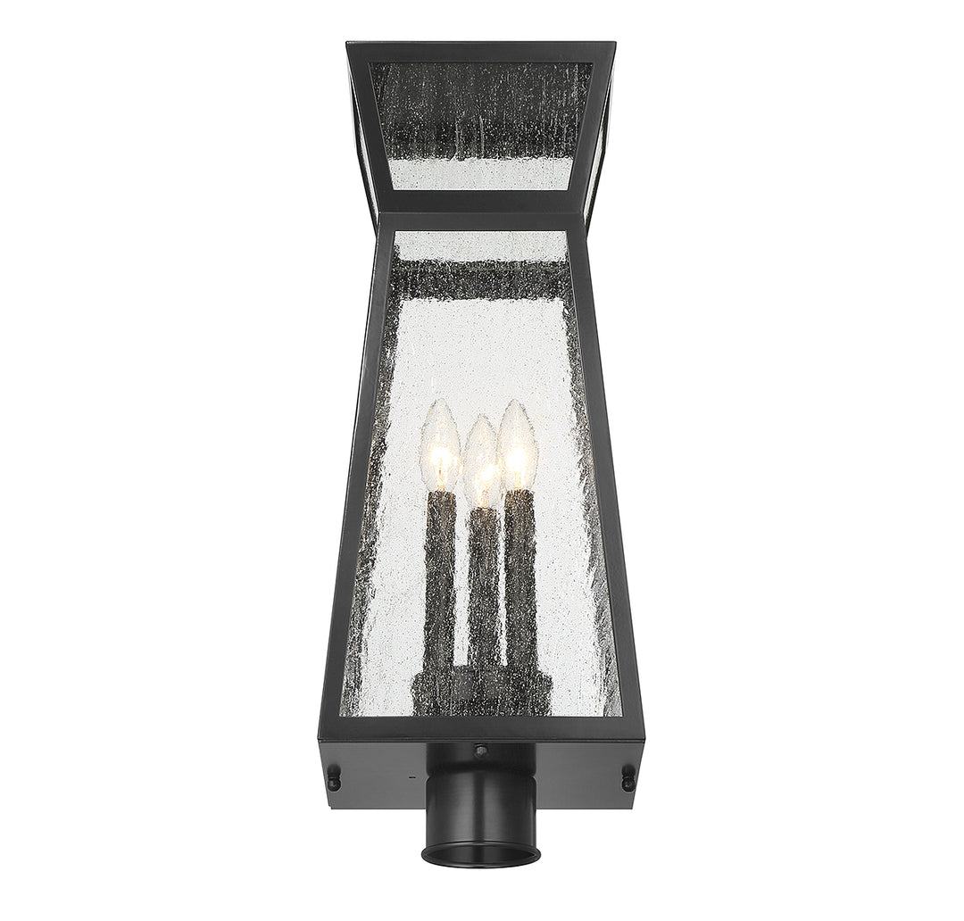 Savoy House Millford 3-Light Outdoor Post Lantern - Model 5-633-BK
