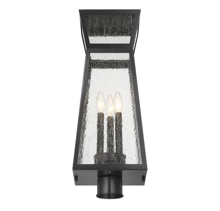 Savoy House Millford 3-Light Outdoor Post Lantern - Model 5-633-BK