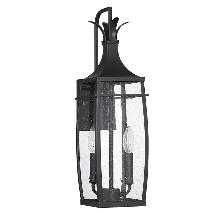 Savoy House Montpelier Outdoor Wall Lantern in Matte Black
