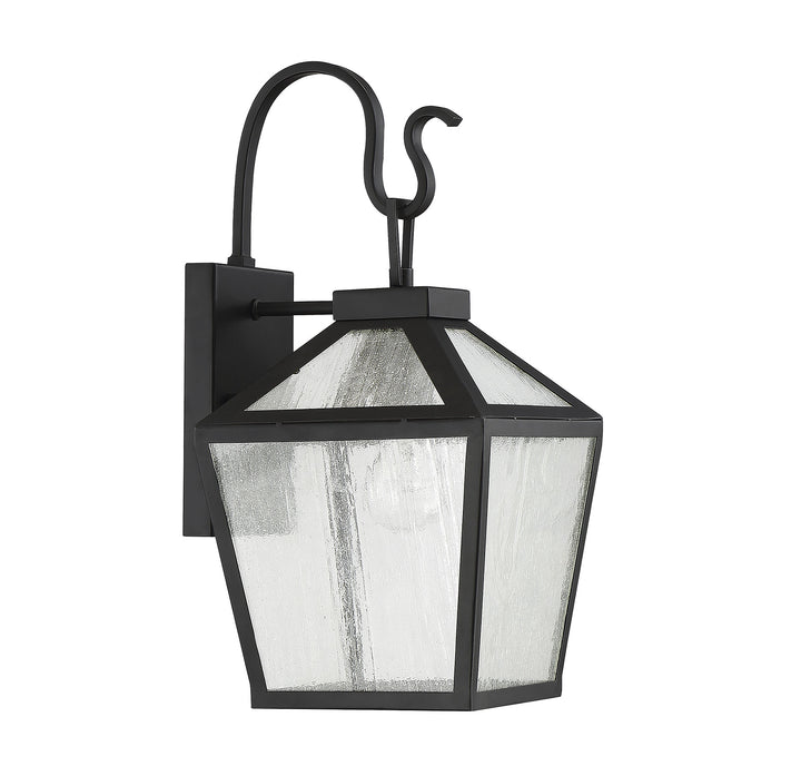 Savoy House Woodstock Outdoor Wall Lantern in Black