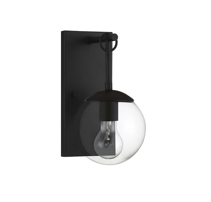 Savoy House 1-Light Outdoor Wall Lantern in Matte Black - Model M50029BK