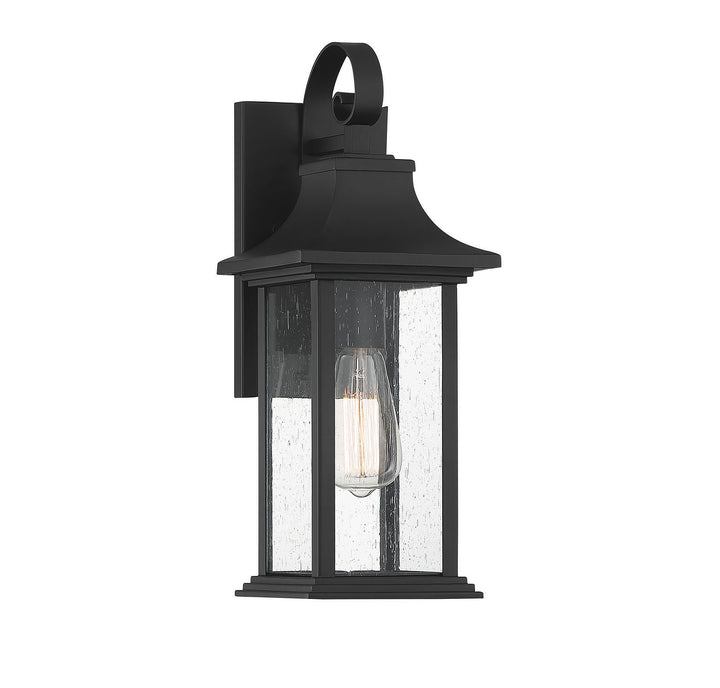Savoy House Hancock Outdoor Wall Lantern in Matte Black
