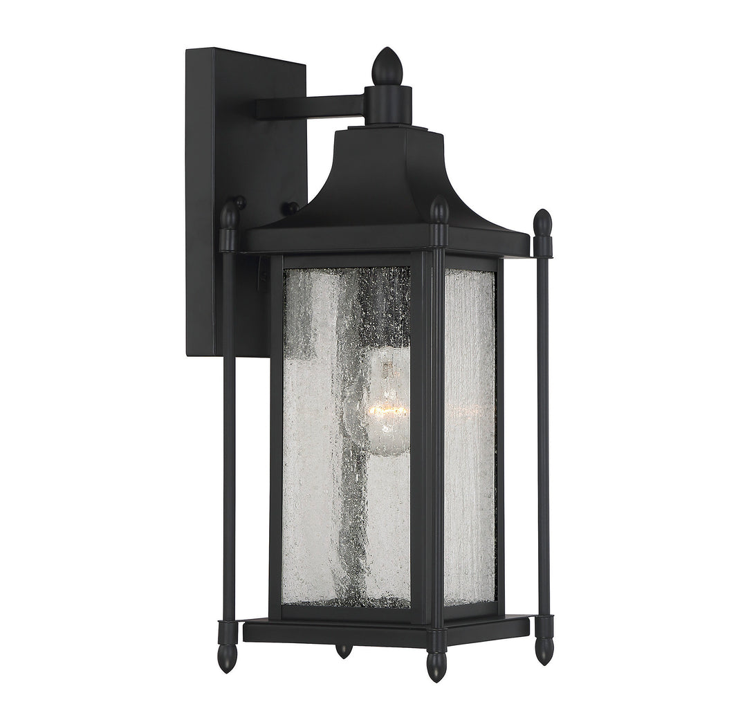 Savoy House Dunnmore Outdoor Wall Lantern in Black