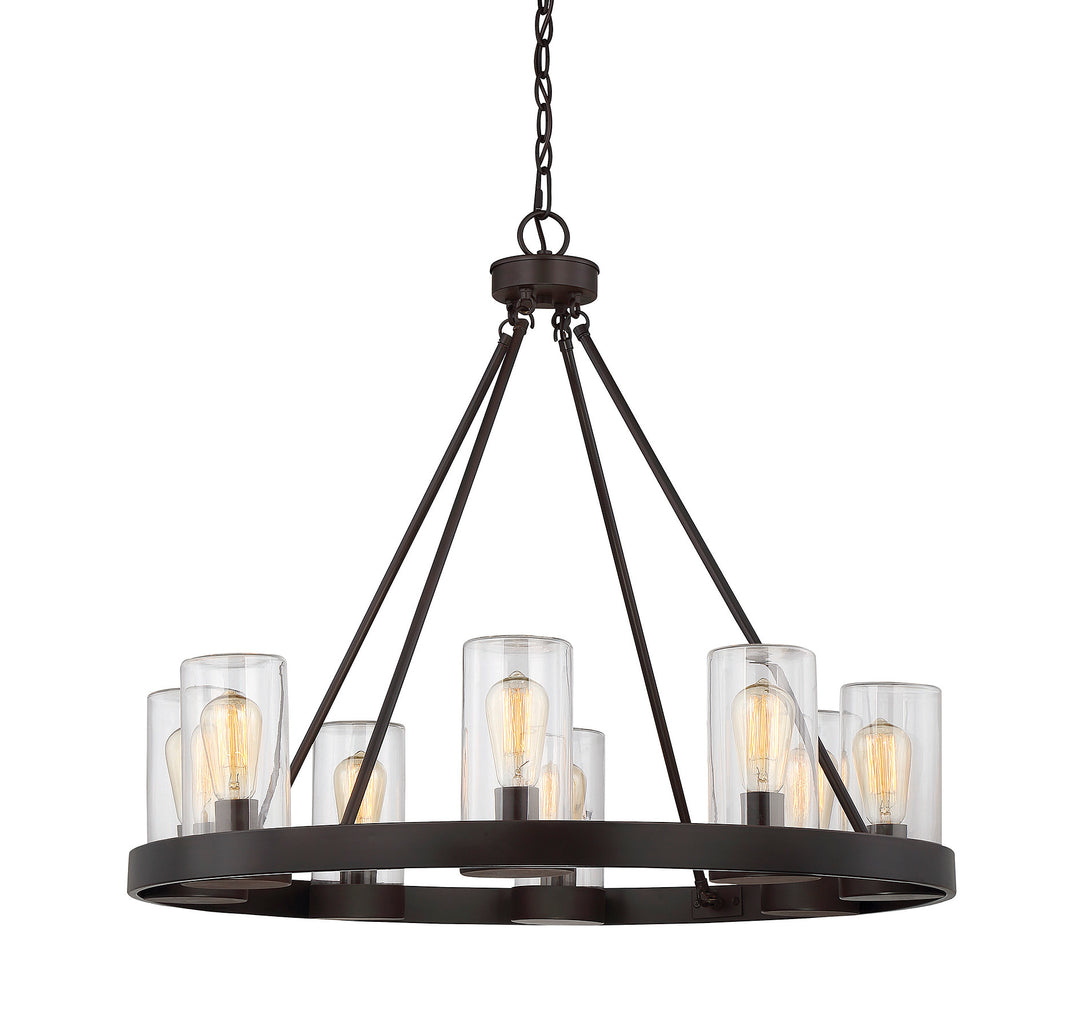Savoy House Inman 8-Light Outdoor Chandelier - Model 1-1130-8-13