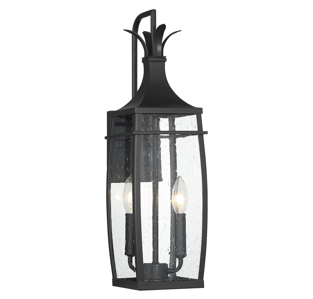 Savoy House Montpelier Outdoor Wall Lantern in Matte Black