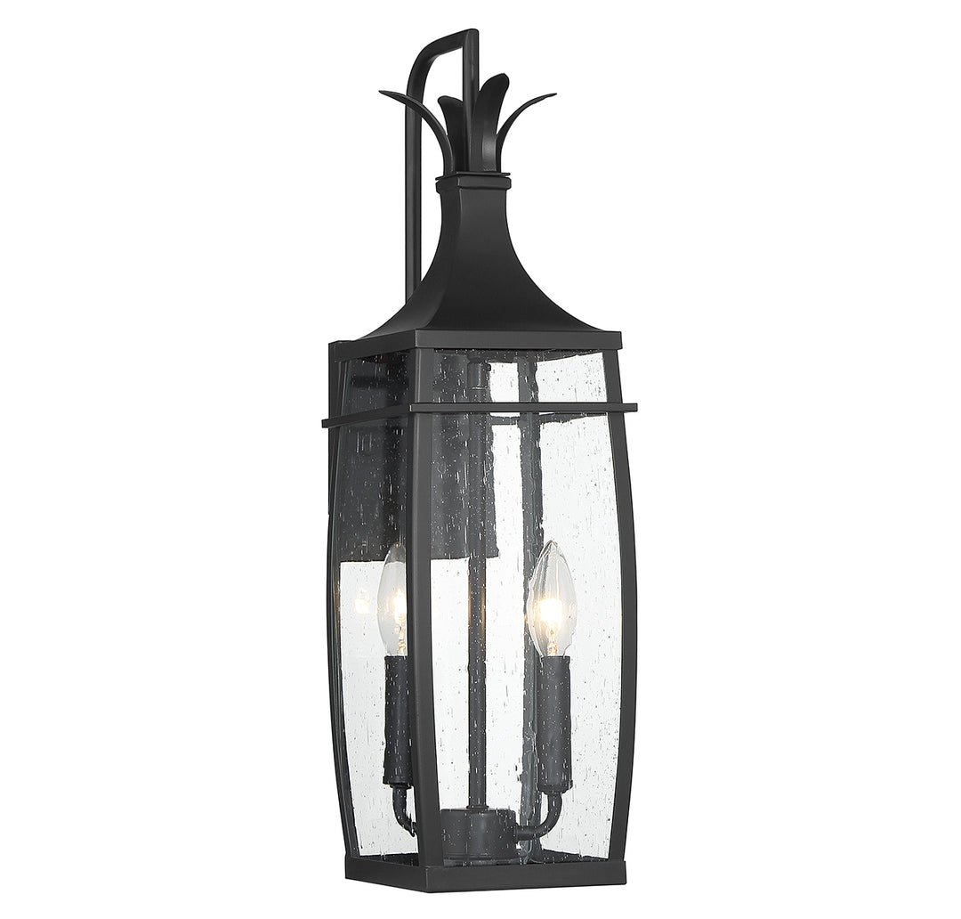 Savoy House Montpelier Outdoor Wall Lantern in Matte Black