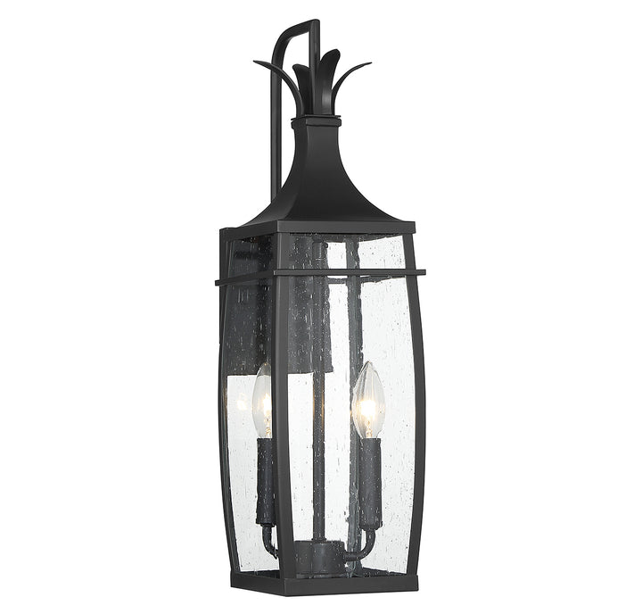 Savoy House Montpelier Outdoor Wall Lantern in Matte Black