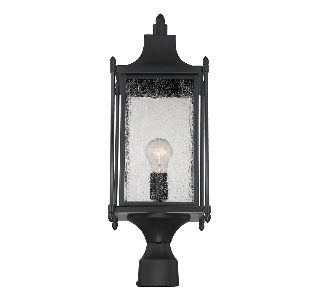 Savoy House Dunnmore 1-Light Outdoor Post Lantern - Model 5-3454-BK
