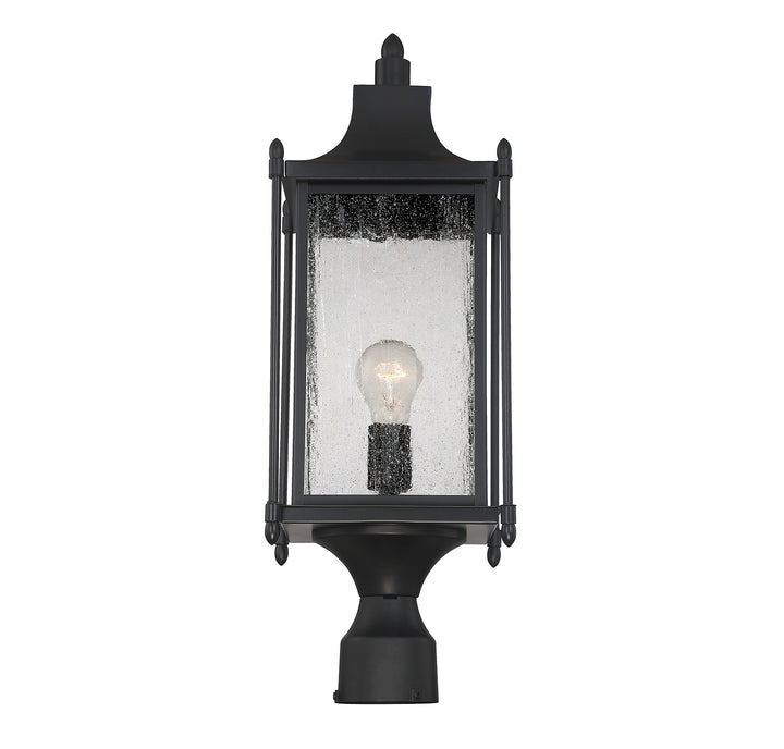 Savoy House Dunnmore 1-Light Outdoor Post Lantern - Model 5-3454-BK