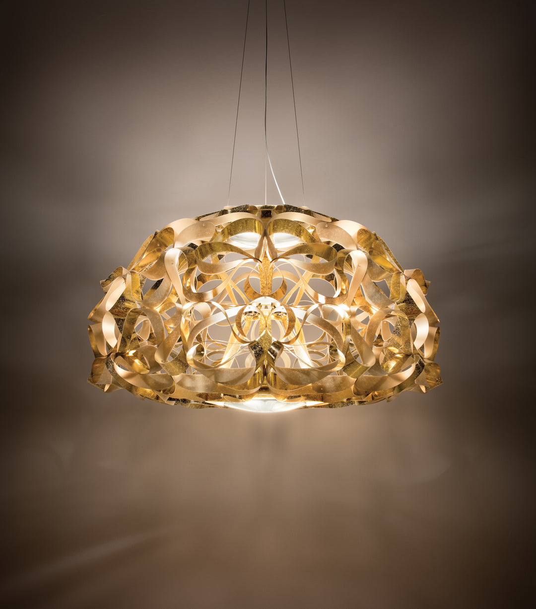 Slamp Quantica 120 Suspension - Gold