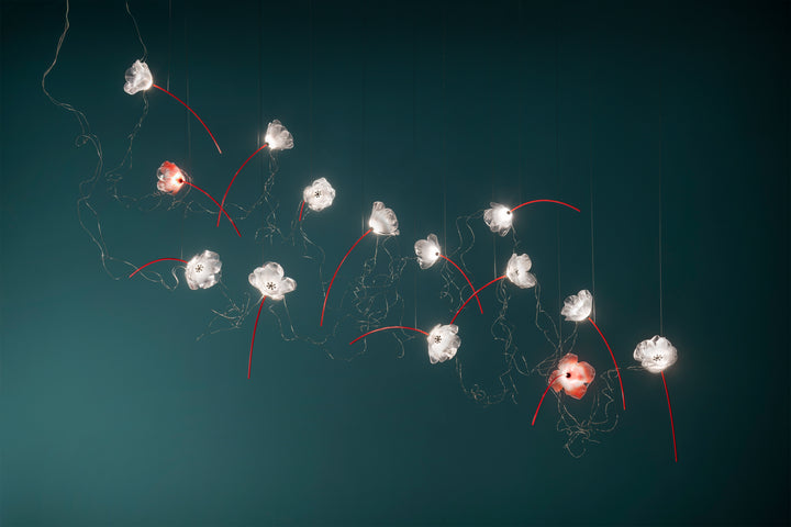 Slamp Poppy 7 Free Standing Suspension