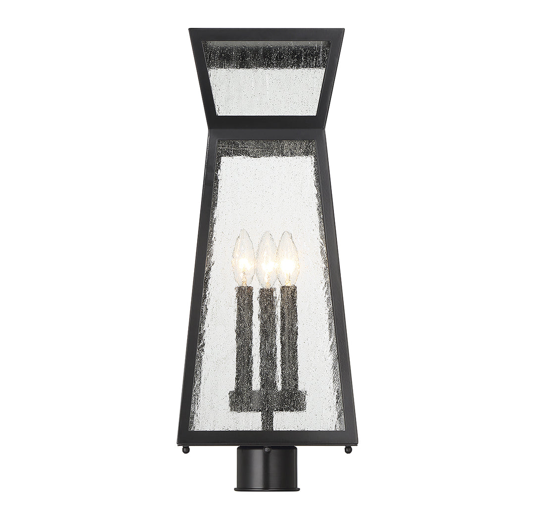 Savoy House Millford 3-Light Outdoor Post Lantern - Model 5-633-BK