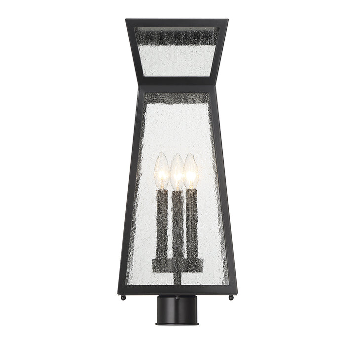 Savoy House Millford 3-Light Outdoor Post Lantern - Model 5-633-BK