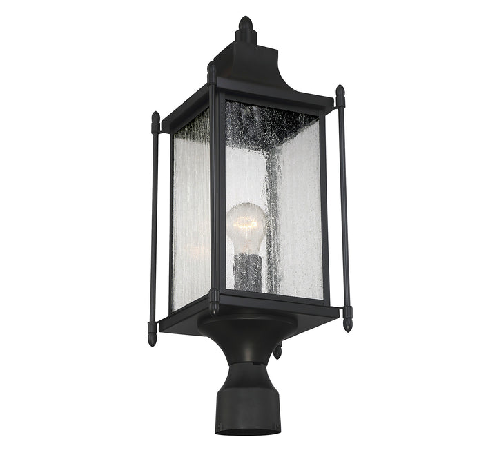 Savoy House Dunnmore 1-Light Outdoor Post Lantern - Model 5-3454-BK