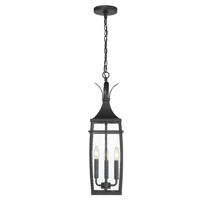 Savoy House Montpelier 3-Light Outdoor Hanging Lantern - Model 5-763-BK