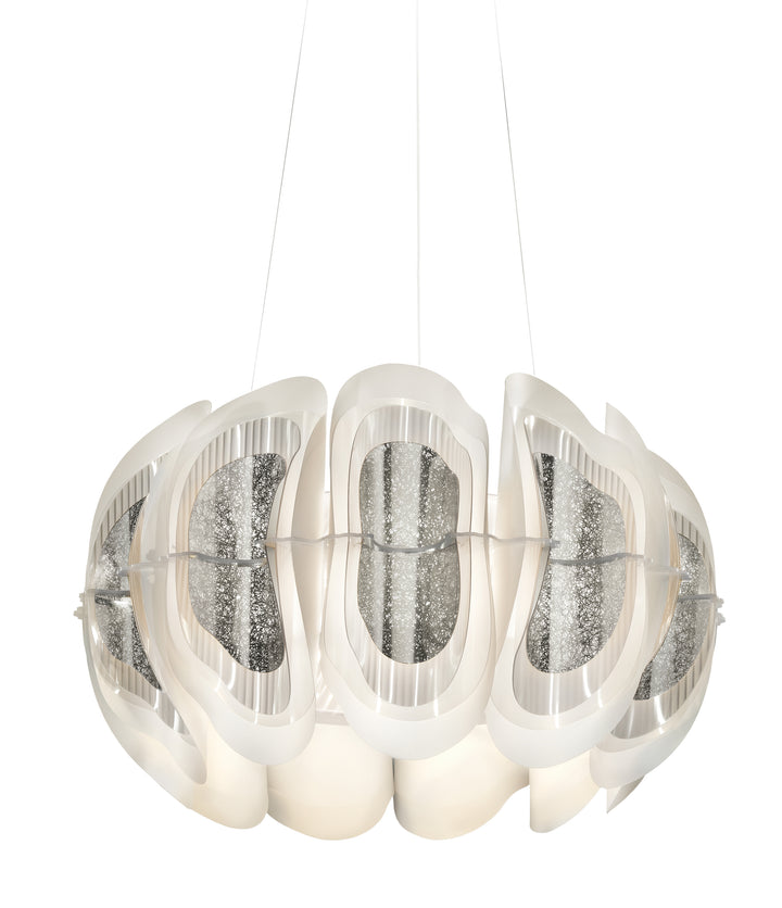 Slamp Fiordlys Suspension Round - Silver