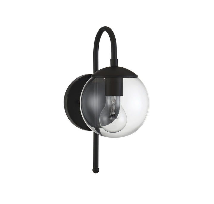 Savoy House 1-Light Outdoor Wall Lantern in Matte Black - Model M50030BK