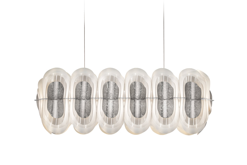 Slamp Fiordlys Suspension Linear - Silver