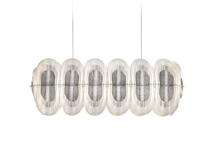 Slamp Fiordlys Suspension Linear - Silver