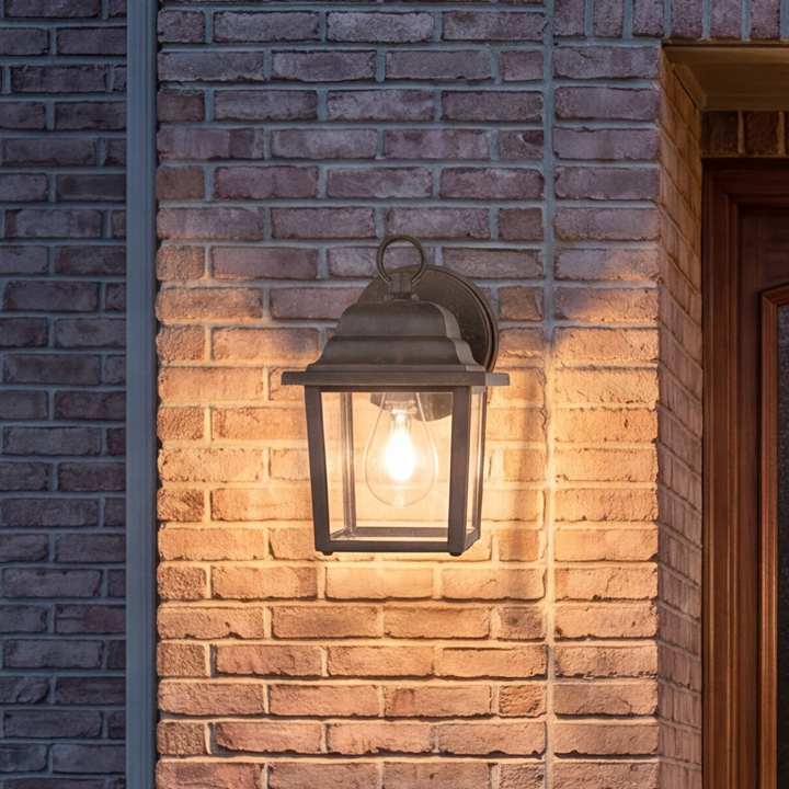 Savoy House Exterior Collections 1-Light Outdoor Wall Lantern in Rustic Bronze - Model 5-3045-72