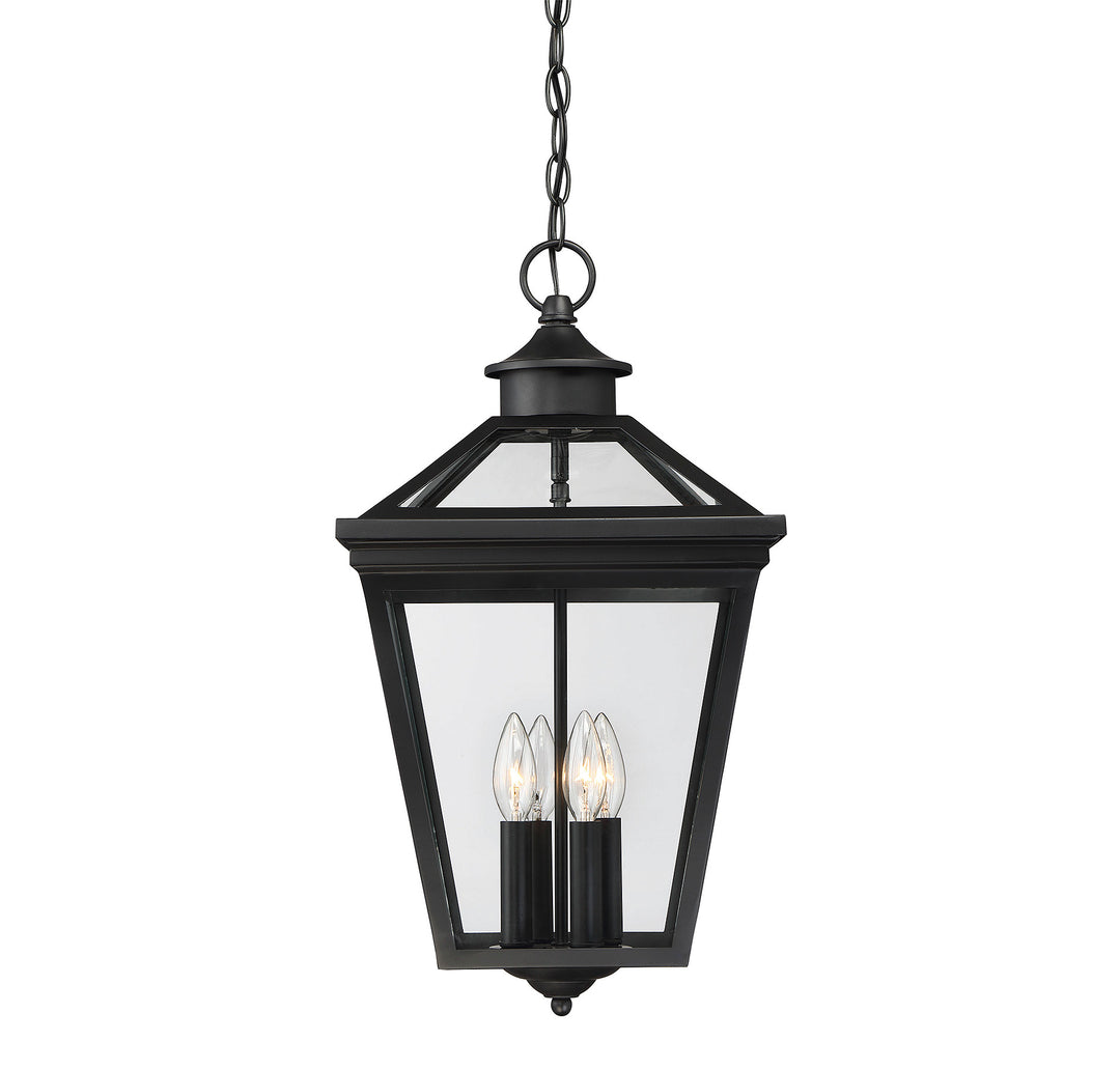 Savoy House Ellijay 4-Light Outdoor Hanging Lantern - Model 5-145-BK